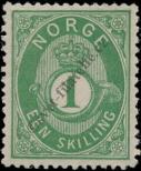Známka Norsko Katalogové číslo: 16