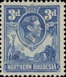 Známka Severní Rhodesie Katalogové číslo: 34/A