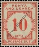 Známka Keňa Uganda Tanganika Katalogové číslo: P/2