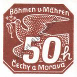 Známka Protektorát Čechy a Morava Katalogové číslo: 49