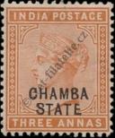 Známka Chamba Katalogové číslo: 4
