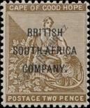 Známka Britská Jihoafrická společnost Katalogové číslo: 44