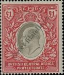 Známka Britská centrální Afrika Katalogové číslo: 67