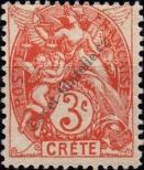 Známka Kréta (Francouzská pošta) Katalogové číslo: 3