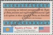 Stamp Palau Catalog number: 1