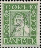 Stamp Denmark Catalog number: 134