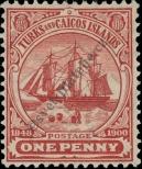 Stamp Turks & Caicos Islands Catalog number: 44