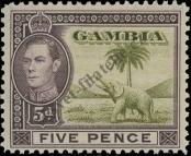 Stamp Gambia Catalog number: 130/a