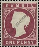 Stamp Gambia Catalog number: 6