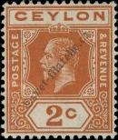 Stamp Ceylon Catalog number: 166