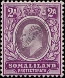 Stamp British Somaliland Catalog number: 37/a