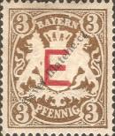 Stamp Bavaria Catalog number: S/1