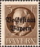 Stamp Bavaria Catalog number: 116/A