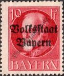 Stamp Bavaria Catalog number: 119/A