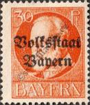 Stamp Bavaria Catalog number: 123/A