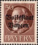 Stamp Bavaria Catalog number: 125/A