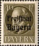 Stamp Bavaria Catalog number: 160/A