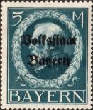 Stamp Bavaria Catalog number: 168/A