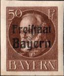 Stamp Bavaria Catalog number: 161/B
