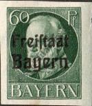 Stamp Bavaria Catalog number: 162/B