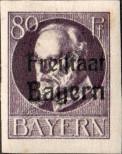 Stamp Bavaria Catalog number: 164/B