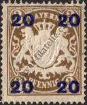 Stamp Bavaria Catalog number: 177