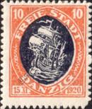 Stamp Free City of Danzig Catalog number: 54