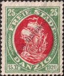 Stamp Free City of Danzig Catalog number: 63