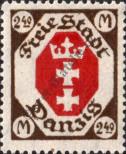 Stamp Free City of Danzig Catalog number: 97
