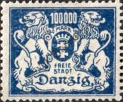 Stamp Free City of Danzig Catalog number: 155