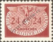 Stamp General Government Catalog number: S/21