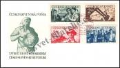FDC Czechoslovakia Catalog number: 614-617