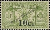 Stamp New hebrides Catalog number: 69