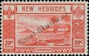 Stamp New hebrides Catalog number: 100