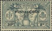 Stamp New hebrides Catalog number: P/2