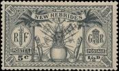 Stamp New hebrides Catalog number: 77