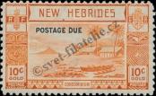 Stamp New hebrides Catalog number: P/12