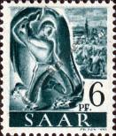 Stamp Saarland Catalog number: 208