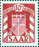 Stamp Saarland Catalog number: S/33