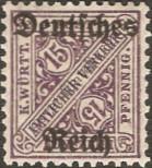 Stamp German Empire Catalog number: S/59