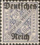 Stamp German Empire Catalog number: S/60