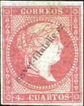 Stamp Spain Catalog number: 40/a