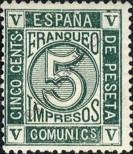 Stamp Spain Catalog number: 111/a