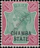 Stamp Chamba Catalog number: 12