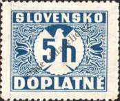 Stamp Slovakia Catalog number: P/1