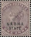 Stamp Nabha Catalog number: 8