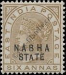 Stamp Nabha Catalog number: 19/a