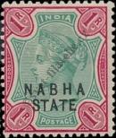 Stamp Nabha Catalog number: 22/a