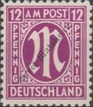 Stamp American and British occupation zone of Germany Catalog number: 7