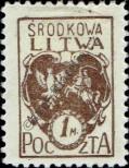 Stamp Republic of Central Lithuania Catalog number: 21/A